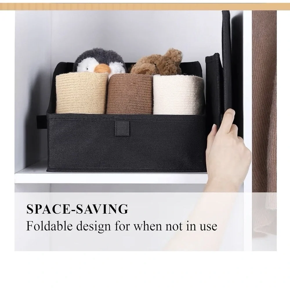 Decorative Storage Baskets for Closet,‎ 3-Pack, Large